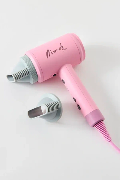 Mermade Hair Compact Hair Dryer In Pink At Urban Outfitters