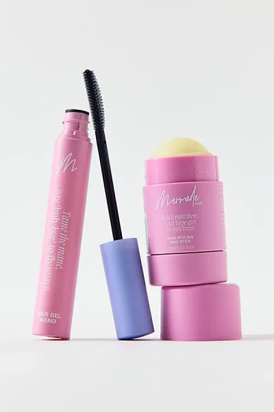 Mermade Hair Fly-away Styling Kit In Pink At Urban Outfitters