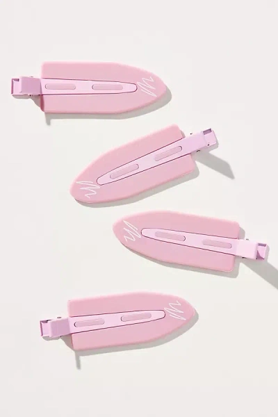 Mermade Hair Jumbo No-crease Clips, Set Of 4 In Pink