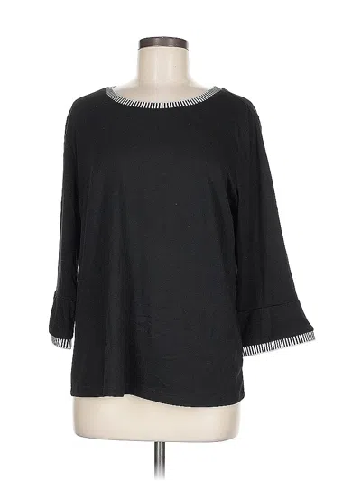 Pre-owned Merokeety 3/4 Sleeve T-shirt In Black