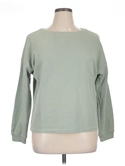 Pre-owned Merokeety 3/4 Sleeve T-shirt In Green