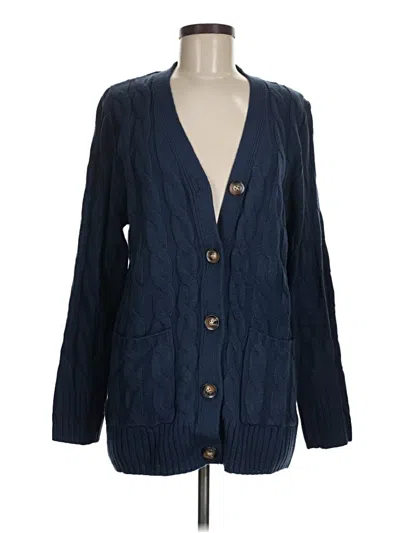 Pre-owned Merokeety Cardigan Sweater In Blue