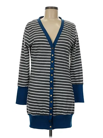 Pre-owned Merokeety Cardigan Sweater In Blue