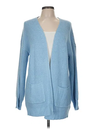 Pre-owned Merokeety Cardigan Sweater In Blue