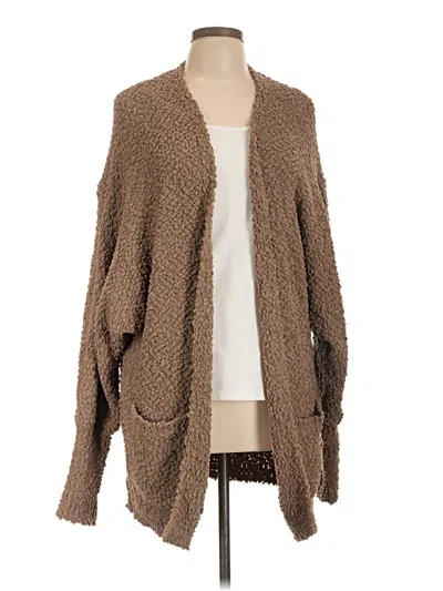 Pre-owned Merokeety Cardigan Sweater In Brown