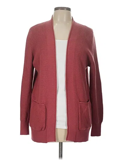 Pre-owned Merokeety Cardigan Sweater In Burgundy