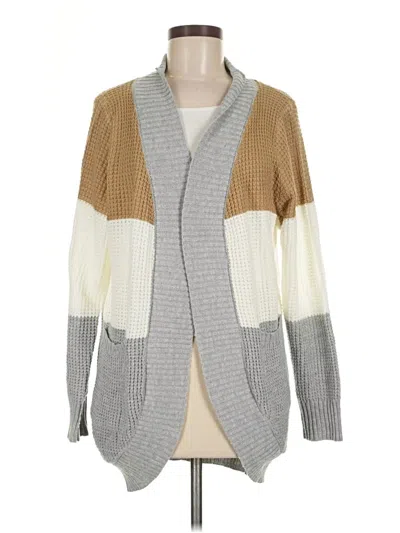 Pre-owned Merokeety Cardigan Sweater In Gray