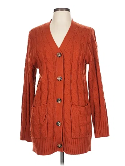 Pre-owned Merokeety Cardigan Sweater In Orange