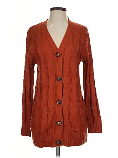 Pre-owned Merokeety Cardigan Sweater In Orange