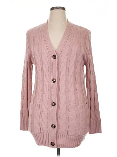 Pre-owned Merokeety Cardigan Sweater In Pink