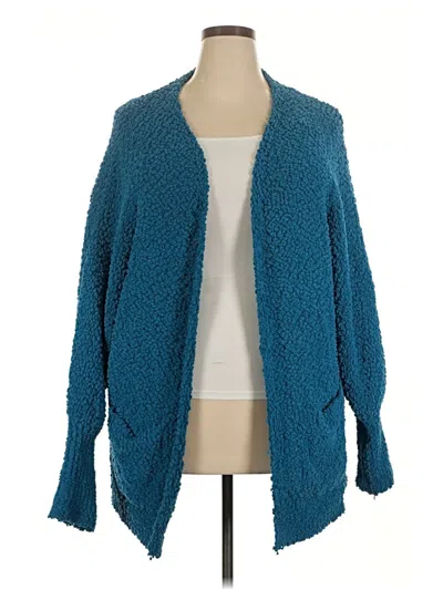 Pre-owned Merokeety Cardigan Sweater In Teal