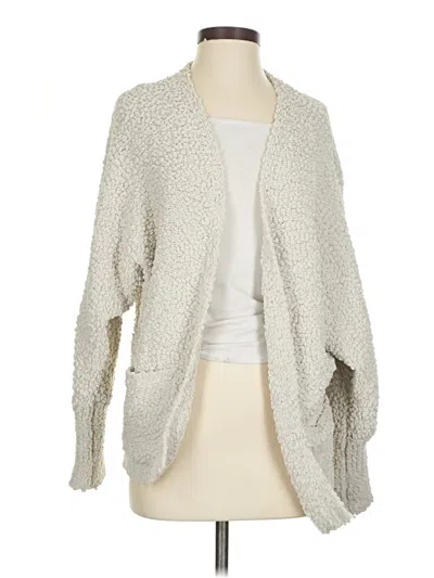 Pre-owned Merokeety Cardigan Sweater In White