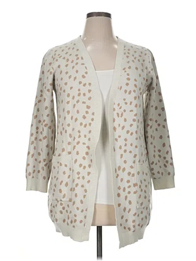 Pre-owned Merokeety Cardigan Sweater In White