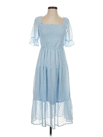 Pre-owned Merokeety Casual Dress In Blue