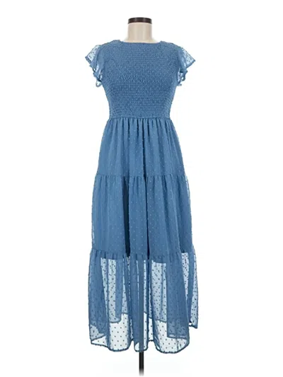Pre-owned Merokeety Casual Dress In Blue