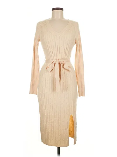 Pre-owned Merokeety Casual Dress In Brown