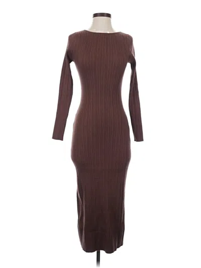 Pre-owned Merokeety Casual Dress In Brown