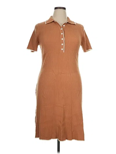 Pre-owned Merokeety Casual Dress In Brown