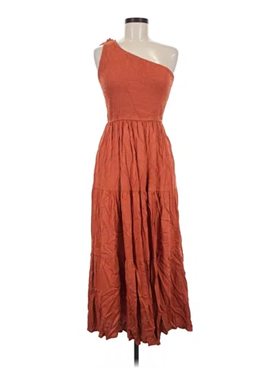 Pre-owned Merokeety Casual Dress In Brown