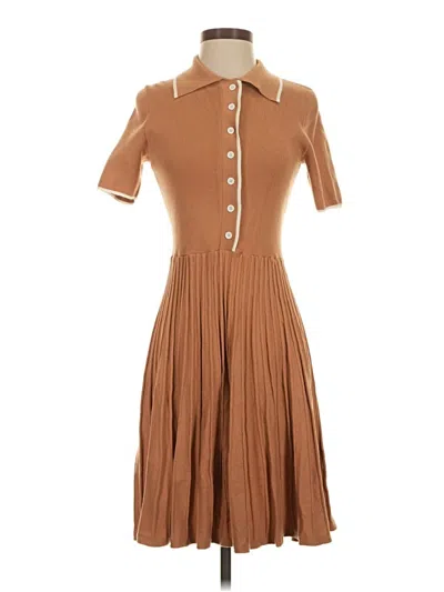 Pre-owned Merokeety Casual Dress In Brown