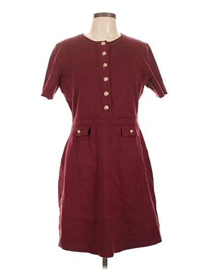 Pre-owned Merokeety Casual Dress In Burgundy