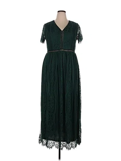 Pre-owned Merokeety Casual Dress In Green