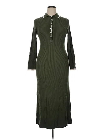 Pre-owned Merokeety Casual Dress In Green