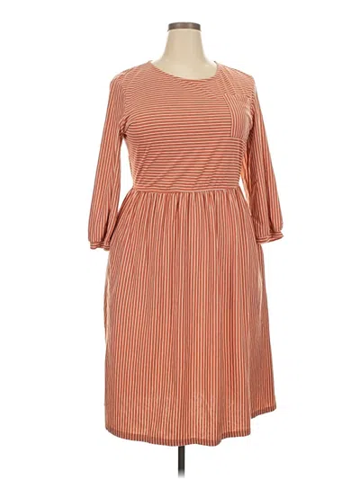 Pre-owned Merokeety Casual Dress In Orange