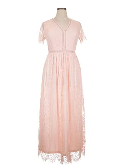 Pre-owned Merokeety Casual Dress In Pink