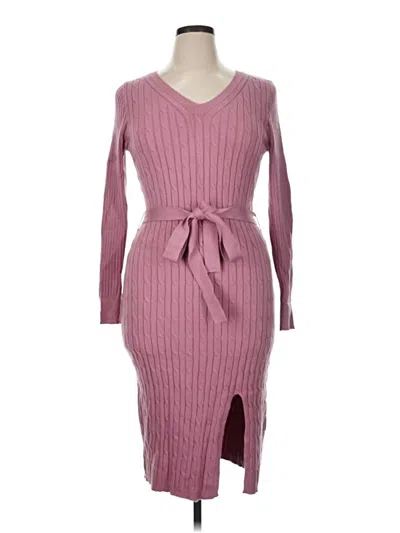 Pre-owned Merokeety Casual Dress In Pink