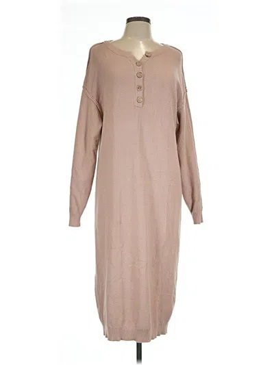 Pre-owned Merokeety Casual Dress In Tan
