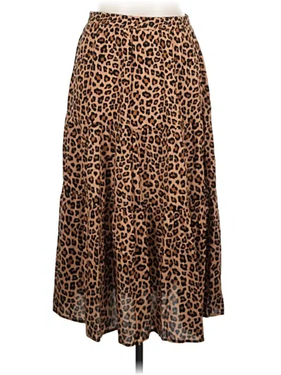 Pre-owned Merokeety Casual Skirt In Brown