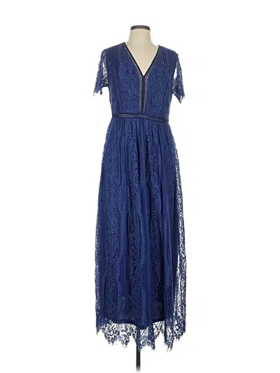 Pre-owned Merokeety Cocktail Dress In Blue