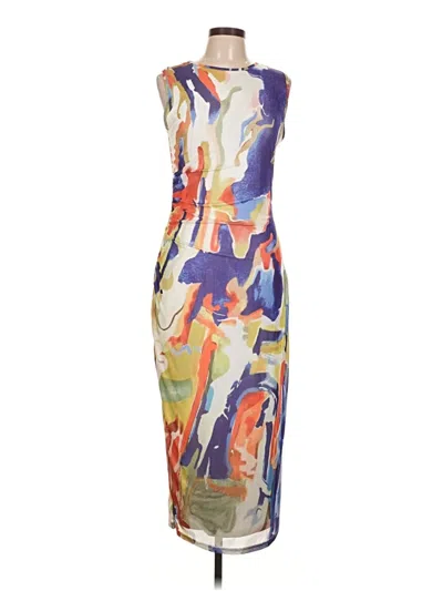 Pre-owned Merokeety Cocktail Dress In Blue