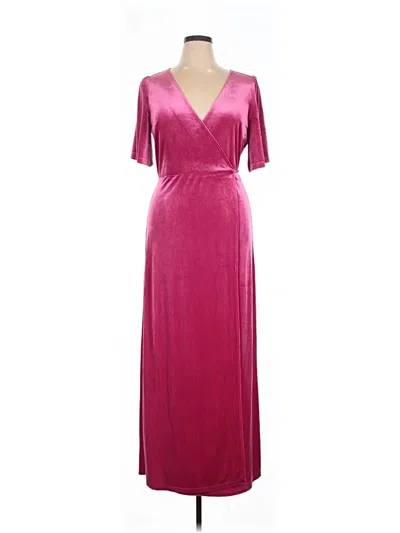 Pre-owned Merokeety Cocktail Dress In Burgundy