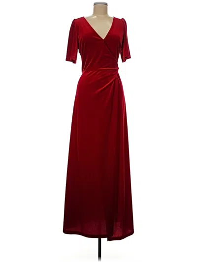 Pre-owned Merokeety Cocktail Dress In Burgundy