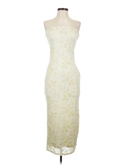 Pre-owned Merokeety Cocktail Dress In Ivory