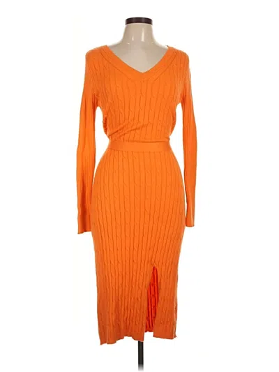 Pre-owned Merokeety Cocktail Dress In Orange