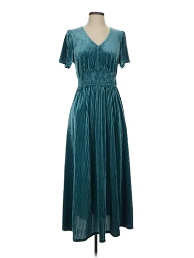 Pre-owned Merokeety Cocktail Dress In Teal