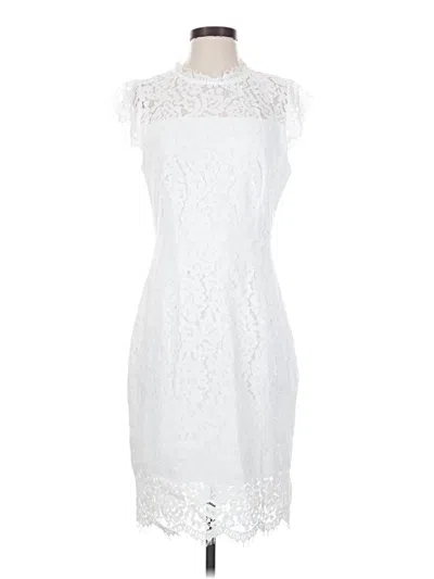 Pre-owned Merokeety Cocktail Dress In White