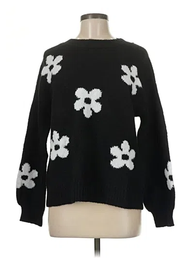 Merokeety Pullover Sweater In Black