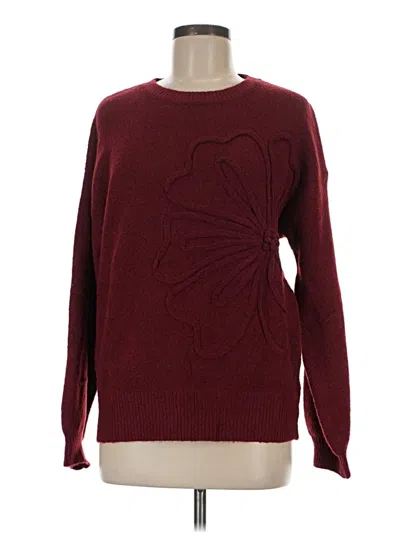 Pre-owned Merokeety Pullover Sweater In Burgundy