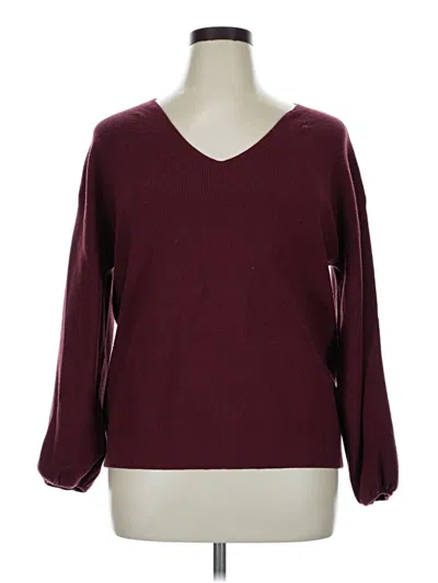 Pre-owned Merokeety Pullover Sweater In Burgundy