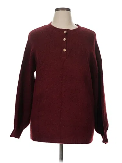 Pre-owned Merokeety Pullover Sweater In Burgundy