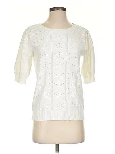 Pre-owned Merokeety Pullover Sweater In White