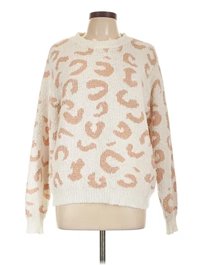 Pre-owned Merokeety Pullover Sweater In White