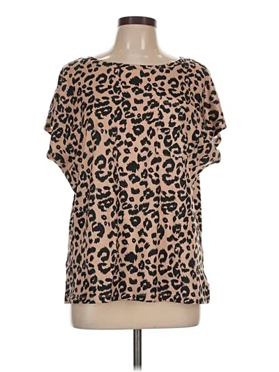 Pre-owned Merokeety Short Sleeve T-shirt In Brown