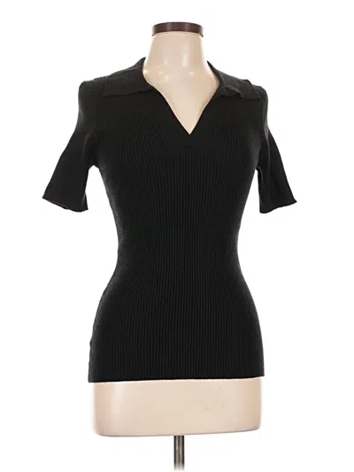 Pre-owned Merokeety Short Sleeve Turtleneck In Black