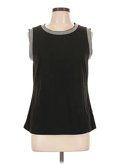 Pre-owned Merokeety Sleeveless Top Black Keyhole Neckline Tops