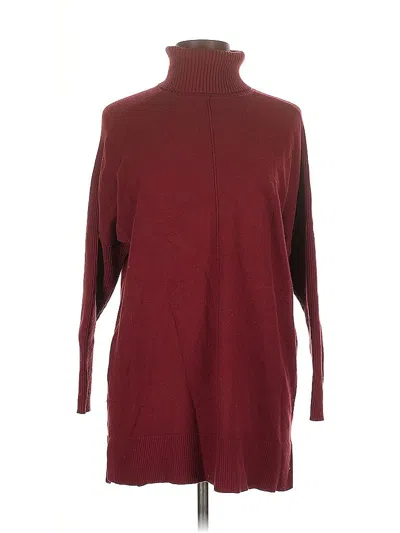 Pre-owned Merokeety Turtleneck Sweater In Burgundy
